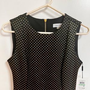 Calvin Klein Studded Sheath Dress